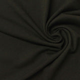 Polyester Cotton Jersey Knit Fabric, 140 gsm, 167 cm — Black — photo 3