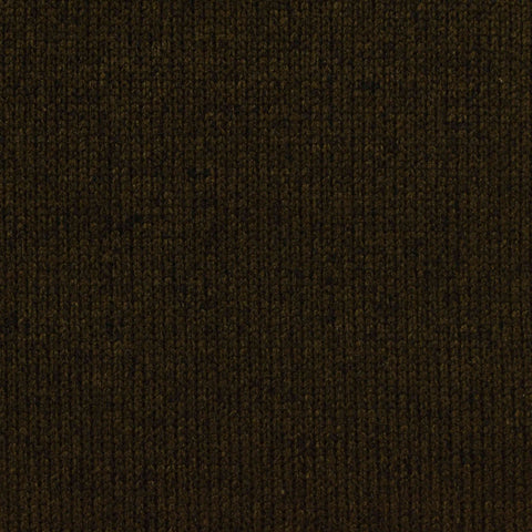 Dark Brown Marl Chunky Knit, Polyester, 330 gsm