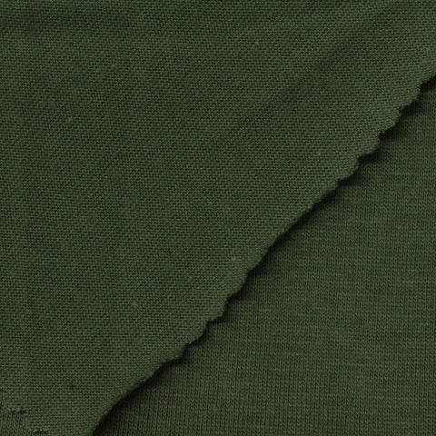 Cotton Polyester Jersey Knit Fabric, 160 gsm, 160 cm — Green
