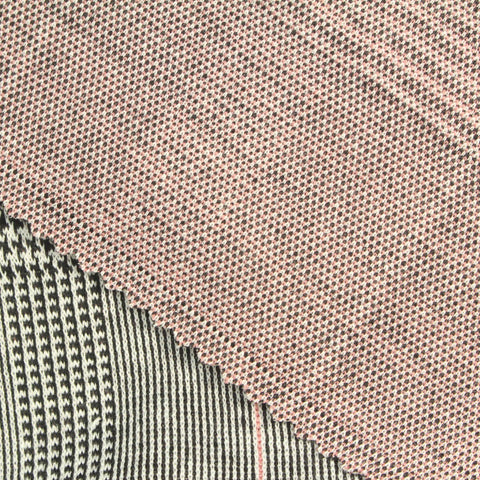 Black Plaid Jacquard, Polyester, 278 gsm