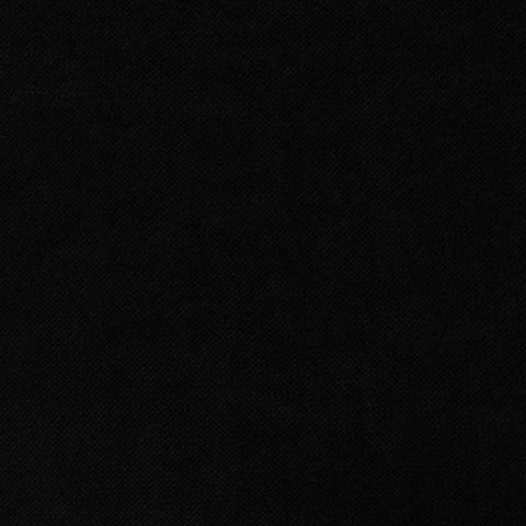 Viscose Polyester Stretch Chunky Knit Fabric, 201 gsm, 165 cm — Black