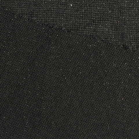 Polyester Metallic Stretch Chunky Knit Fabric, 210 gsm, 167 cm — Black