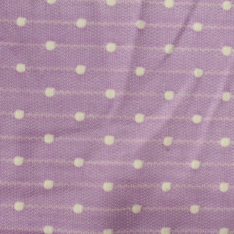 Cream Dots Chunky Knit, Poly-Cotton