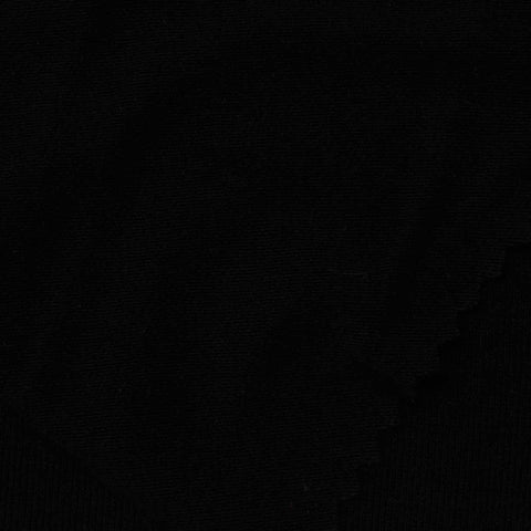 Viscose Stretch Jersey Knit Fabric, 166 gsm — Black