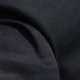Cotton Stretch Twill Fabric, 290 gsm, 145 cm — Black — photo 3