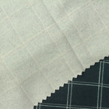 White Check Warp Knit, Polyester — photo 3