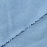 Brushed Polyester Cotton Stretch French Terry Fabric, 215 gsm, 182 cm — Blue — photo 3