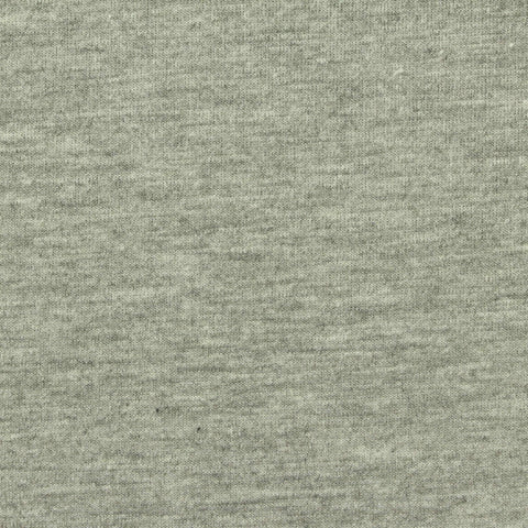 Light Grey-Green Marl French Terry, Poly-Viscose