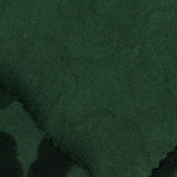 Dark Green Floral Velvet, Cotton-Poly — photo 3