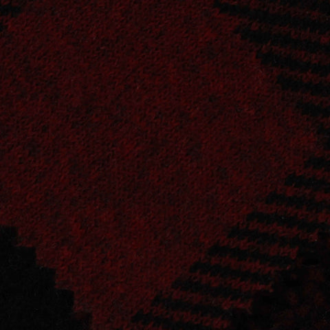 Dark Red Marl Knit, Polyester, 320 gsm