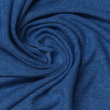 Heathered Blue Marl Jersey Knit, Polyester — photo 3