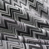 Black Chevron Jacquard, Polyester — photo 3