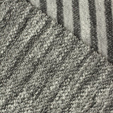Dark Grey Stripes Chunky Knit, Poly-Cotton — photo 3
