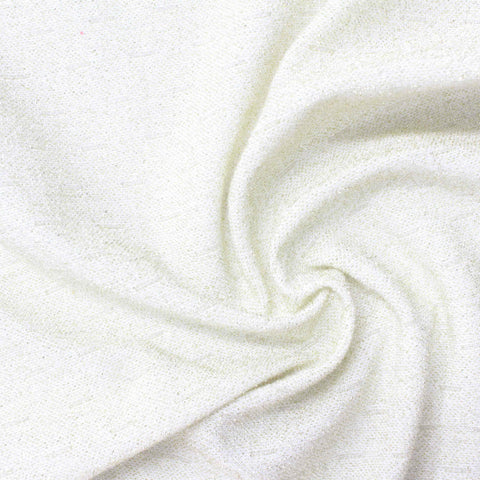 White Textured Jacquard, Polyester