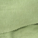 Cotton Stretch Rib Knit Fabric, 215 gsm, 165 cm — Green — photo 3
