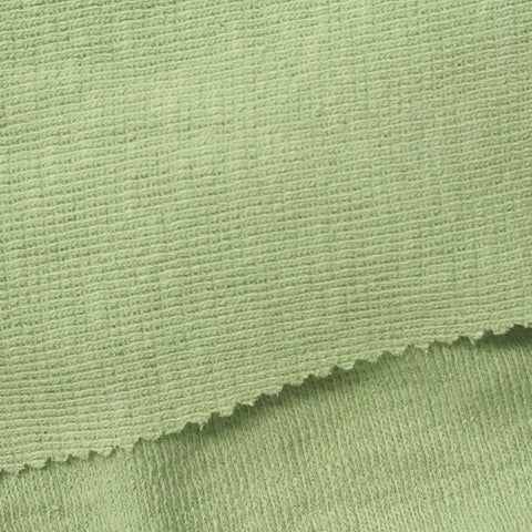 Light Green Rib Knit, Cotton