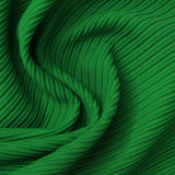 Polyester Stretch Knit Fabric, 260 gsm, 135 cm — Green — photo 3