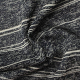 Light Grey Stripes Jersey Knit, Polyester — photo 3