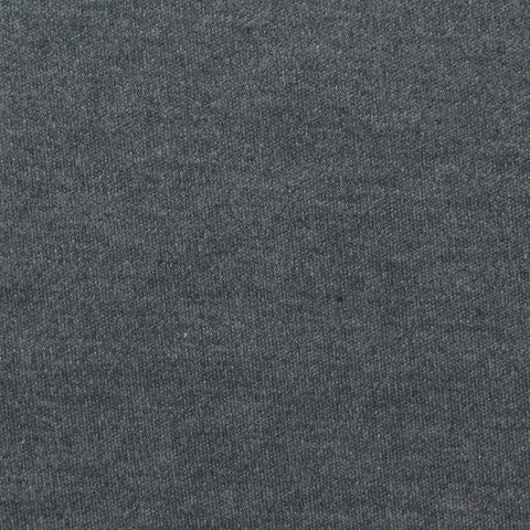 Grey Heather Interlock Knit, Poly-Viscose, 230 gsm