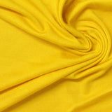 Viscose Stretch Jersey Knit Fabric, 180 gsm, 170 cm — Yellow — photo 3