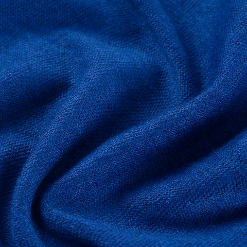 Viscose Acrylic Stretch Jersey Knit Fabric, 177 gsm — Navy