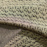 Dark Brown Abstract Chunky Knit, Polyester — photo 3