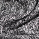 Black Marl Chunky Knit, Viscose-Poly — photo 3