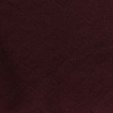 Burgundy Tone-on-Tone Diamond Jacquard, Polyester — photo 3