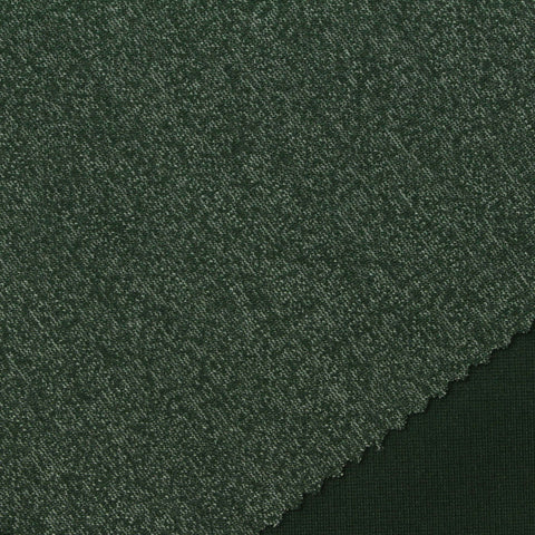 Ponte Knit Fabric, 350 gsm, 160 cm — Green