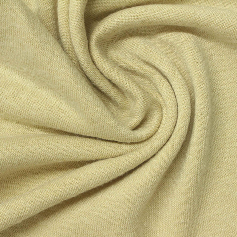 Viscose Polyester Blend French Terry Fabric, 285 gsm, 180 cm — Khaki
