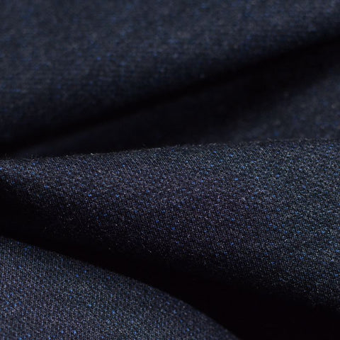Dark Blue Marl Knit, Polyester, 447 gsm