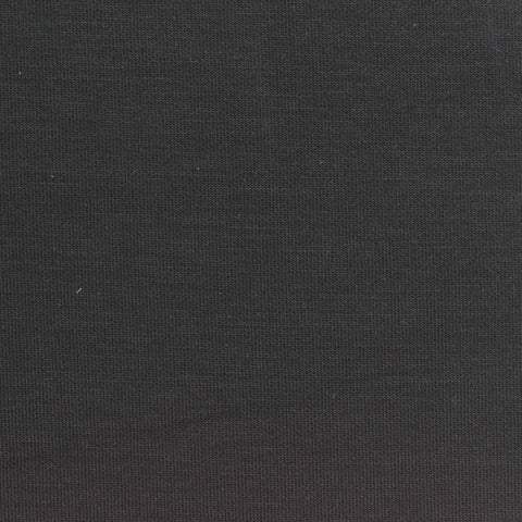 Viscose Polyester Stretch Scuba Knit Fabric, 340 gsm, 170 cm — Black