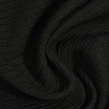 100% Polyester Knit Fabric, 220 gsm, 160 cm — Black — photo 3