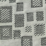 Black Abstract Jacquard, Poly-Viscose — photo 3