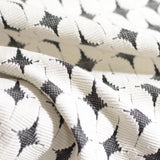 White Diamond Jacquard, Polyester — photo 3