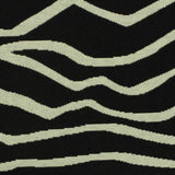 Black Zebra Jacquard, Cotton-Poly — photo 3