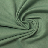 Polyester Viscose Stretch Rib Knit Fabric, 200 gsm, 158 cm — Green — photo 3