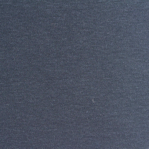 Dark Blue-Grey Marl Ponte Knit, Cotton-Poly