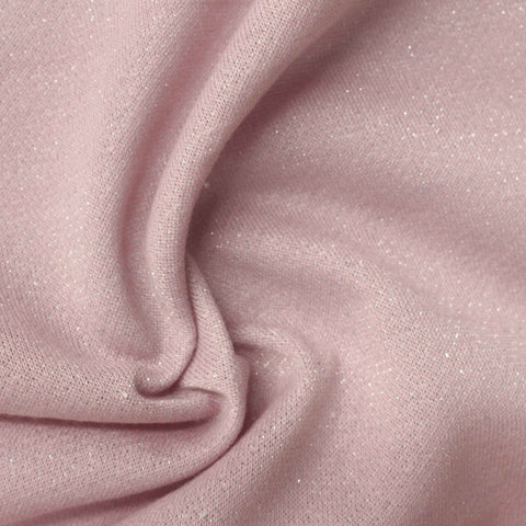 100% Polyester French Terry Fabric, 230 gsm, 160 cm — Pink