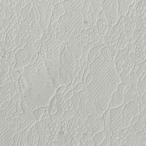 100% Nylon Lace Fabric, 50 gsm, 150 cm — White