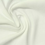 Cotton Stretch Rib Knit Fabric, 235 gsm, 170 cm — White — photo 3