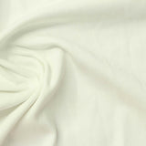 Cotton Stretch Rib Knit Fabric, 210 gsm, 160 cm — White — photo 3
