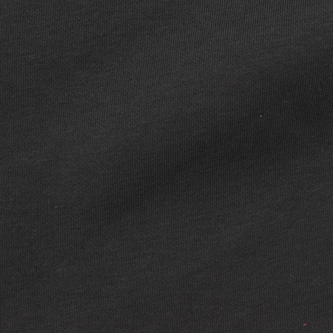 Polyester Cotton Stretch Fleece Fabric, 265 gsm, 169 cm — Black