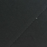 Cotton Stretch Rib Knit Fabric, 190 gsm, 100 cm — Black — photo 3