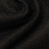 Polyester Cotton French Terry Fabric, 260 gsm, 160 cm — Black — photo 3