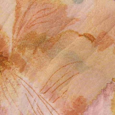 Brown Abstract Chiffon, Polyester