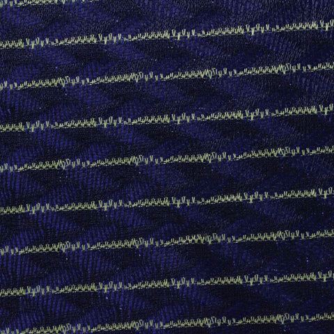 Navy Dashes Jacquard