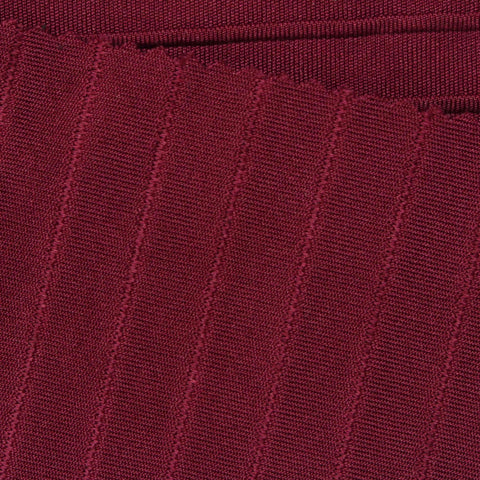 Polyester Stretch Knit Fabric, 360 gsm, 145 cm — Red