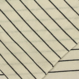 Black Horizontal-Stripe Knit, Cotton — photo 3