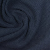 Plaid Polyester Stretch Fleece Fabric, 210 gsm, 160 cm — Navy — photo 3